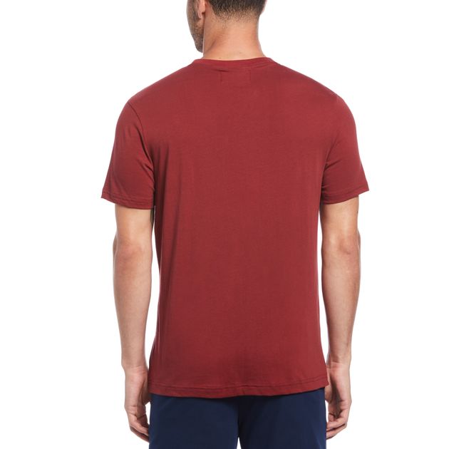 Remera Jersey Con Bolsillo Y Vivo En Chambray