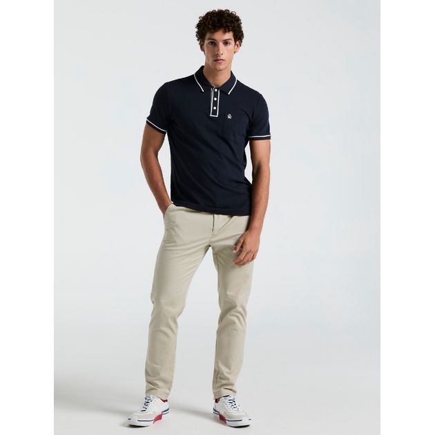 Polo Earl Pique Con Bolsillo