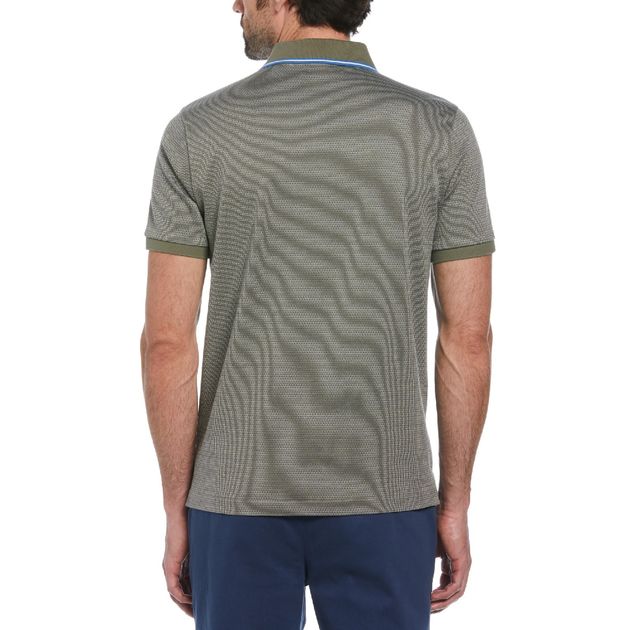 Polo Jacquard Rayas Bloque Central