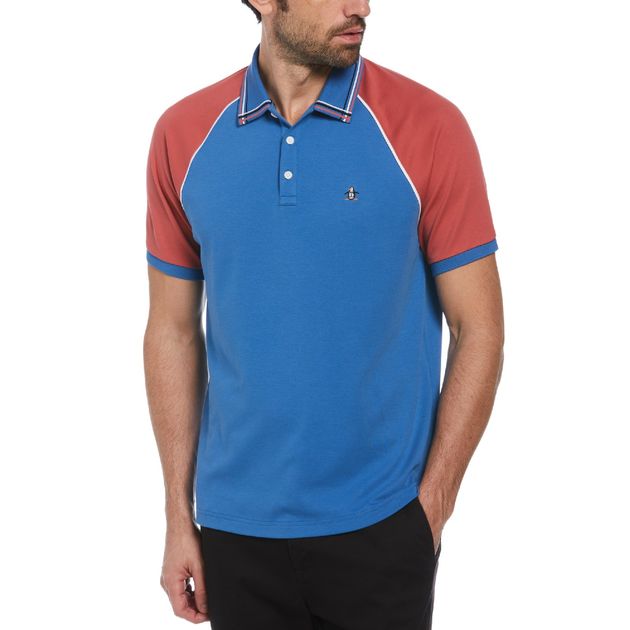 Polo Jersey Raglan Bloque