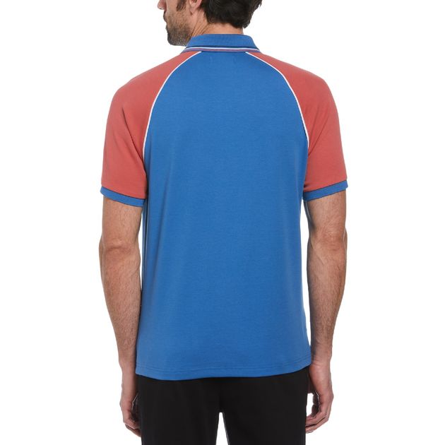 Polo Jersey Raglan Bloque