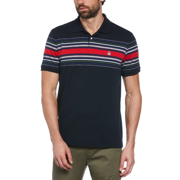 Polo Jersey Rayas Bloque Central