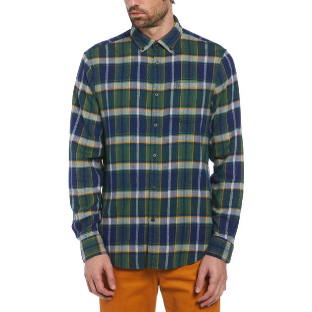 Camisa Ml Ecovero Blend Cuadro Viyela