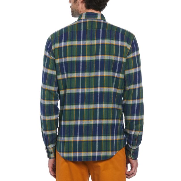 Camisa Ml Ecovero Blend Cuadro Viyela