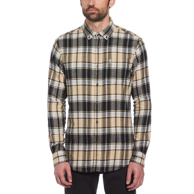 Camisa Ml Ecovero Blend Cuadro Viyela