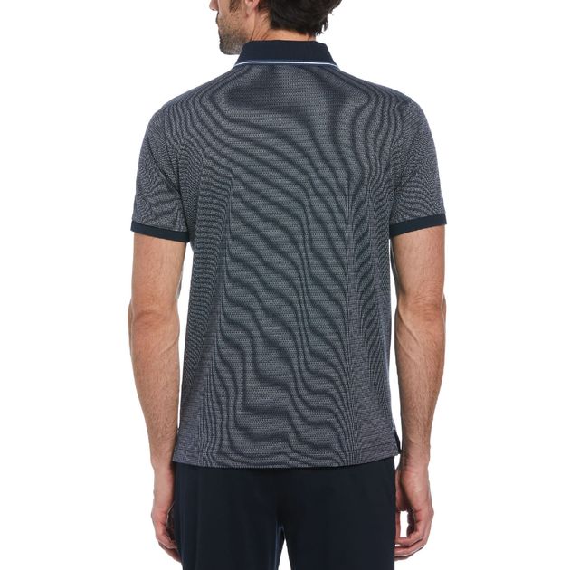 Polo Jacquard Rayas Bloque Central