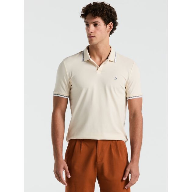 Polo Con Rayas En Cuello Y Pete Patch