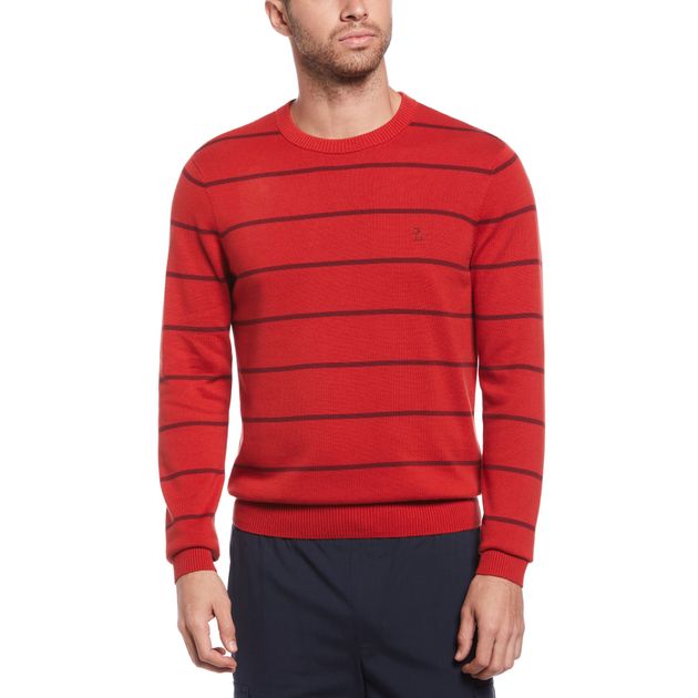 Sweater Escote Redondo Rayado