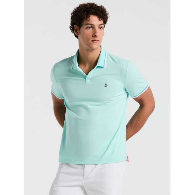 Polo Con Rayas En Cuello Y Pete Patch